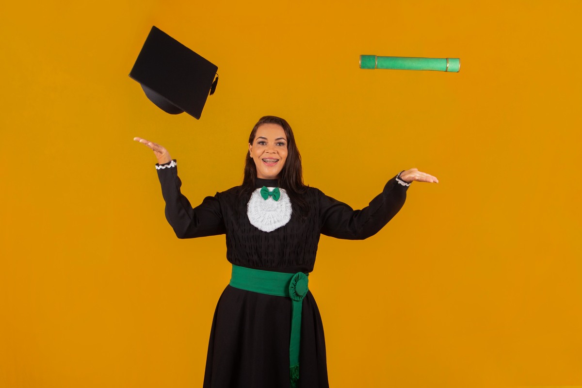 Ensaio de formatura em estúdio Santarém Pará Estúdio Composição