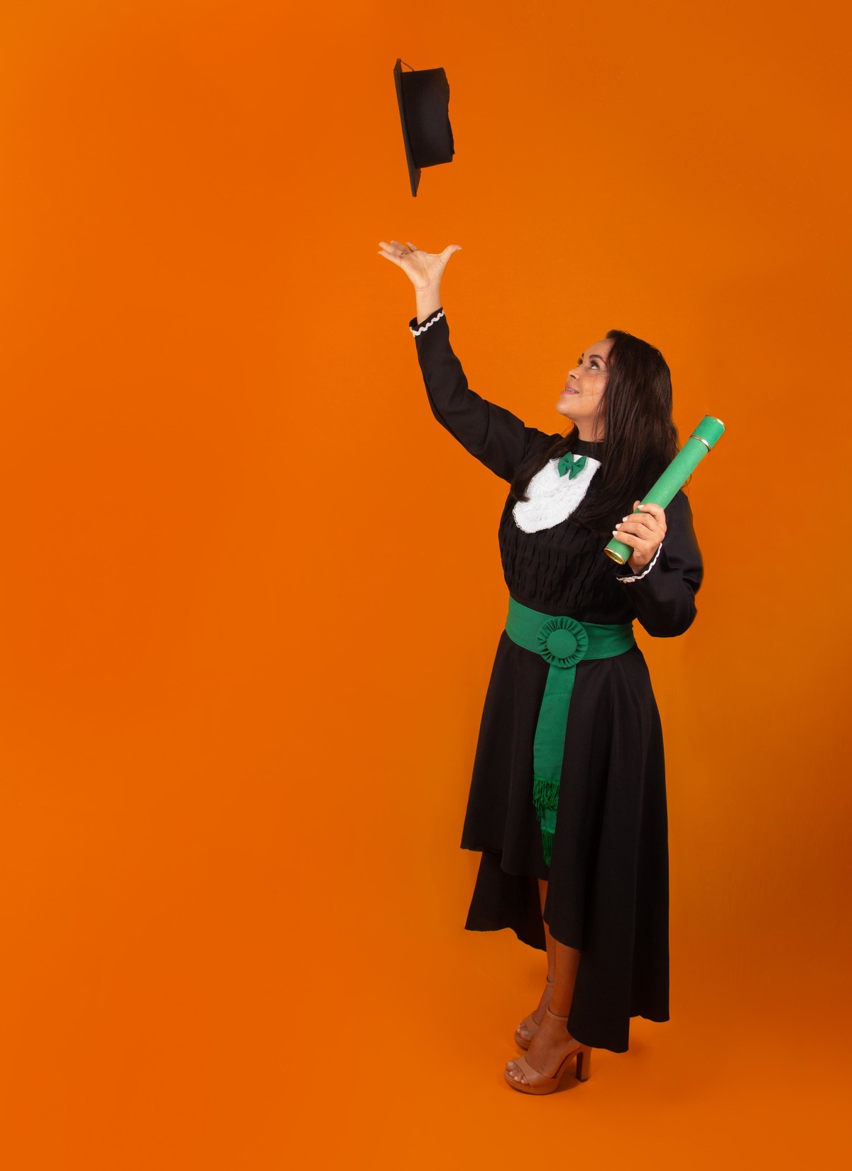 Ensaio de formatura em estúdio Santarém Pará Estúdio Composição