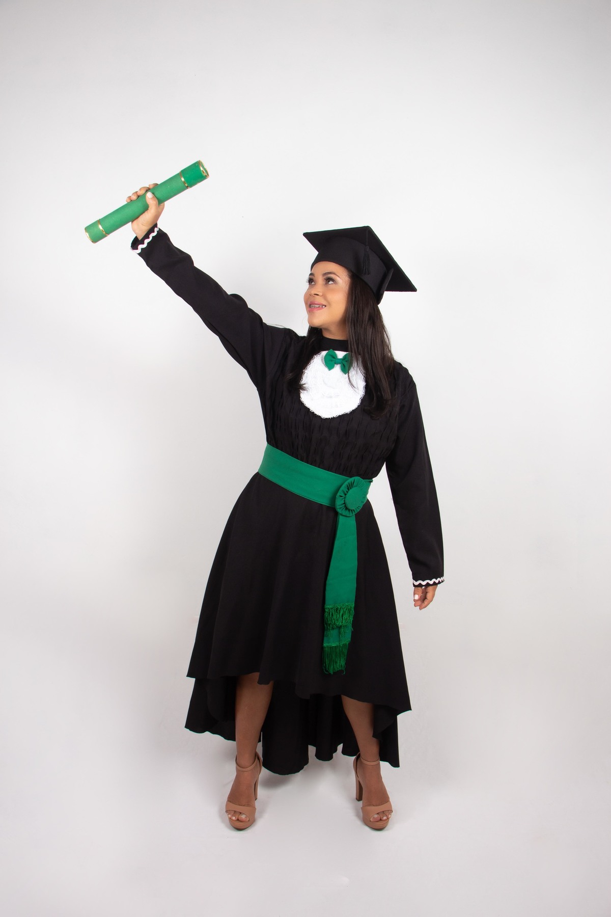 Ensaio de formatura em estúdio Santarém Pará Estúdio Composição