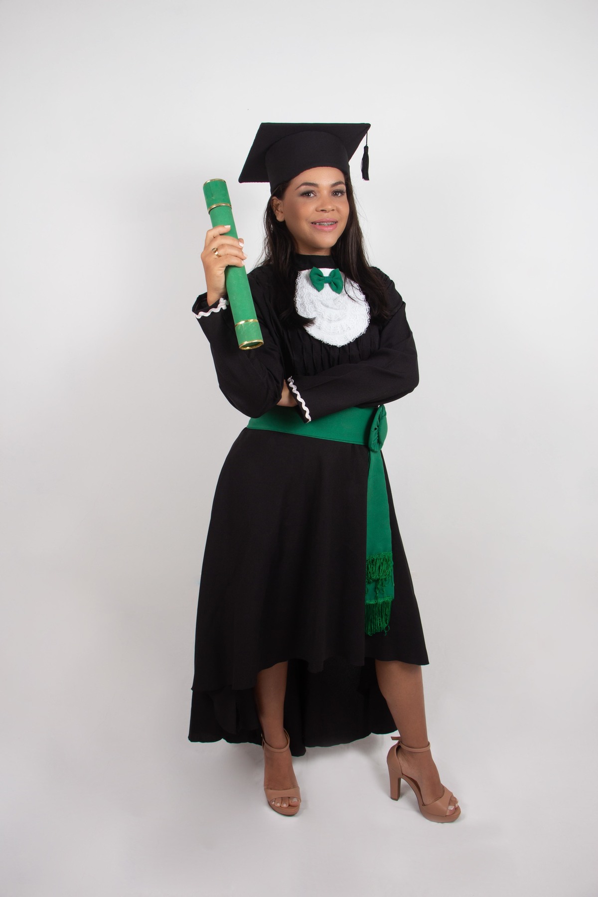 Ensaio de formatura em estúdio Santarém Pará Estúdio Composição