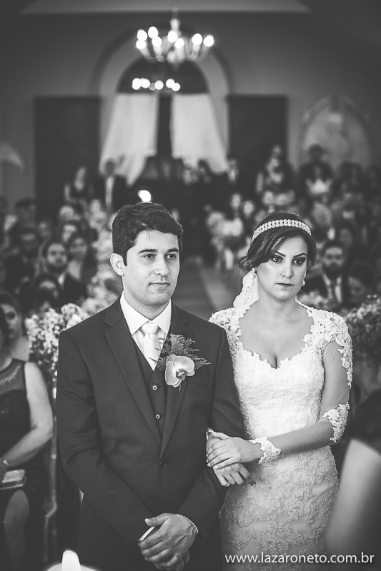 Casamento foto preto e branca dos noivos  hotel Villa Verde em Avaré