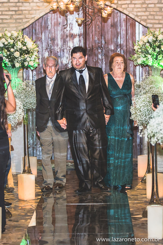 fotografia entrada do noivo em Botucatu