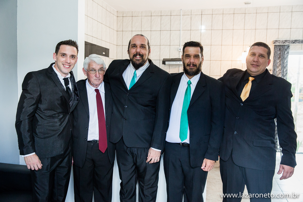 familia ajuda making off do noivo