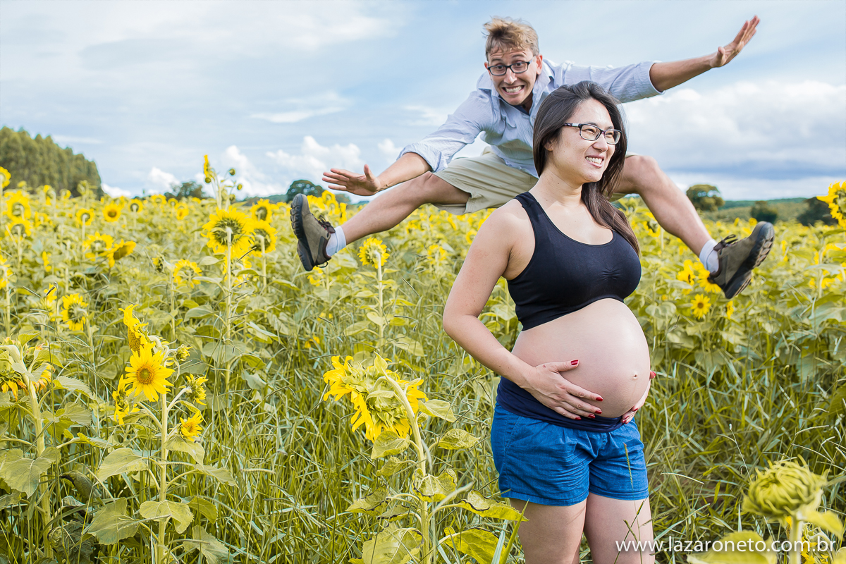 Ensaio fotografico  gestante divertido em Botucatu