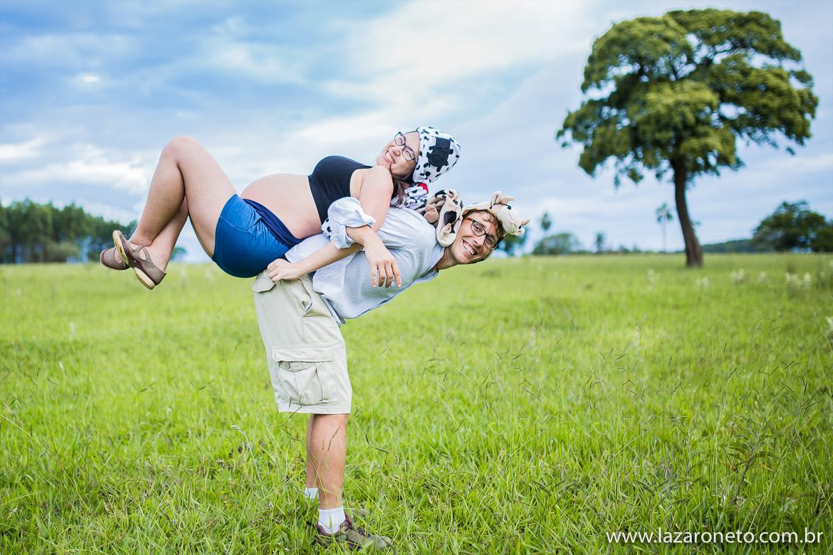 Ensaio fotografico gestante expontâneo em Botucatu