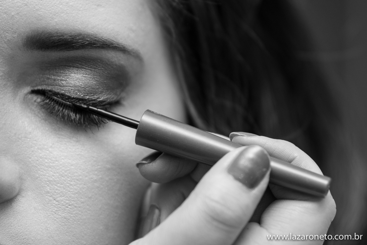 noiva faz maquiagem no hotel villa verde de Avaré