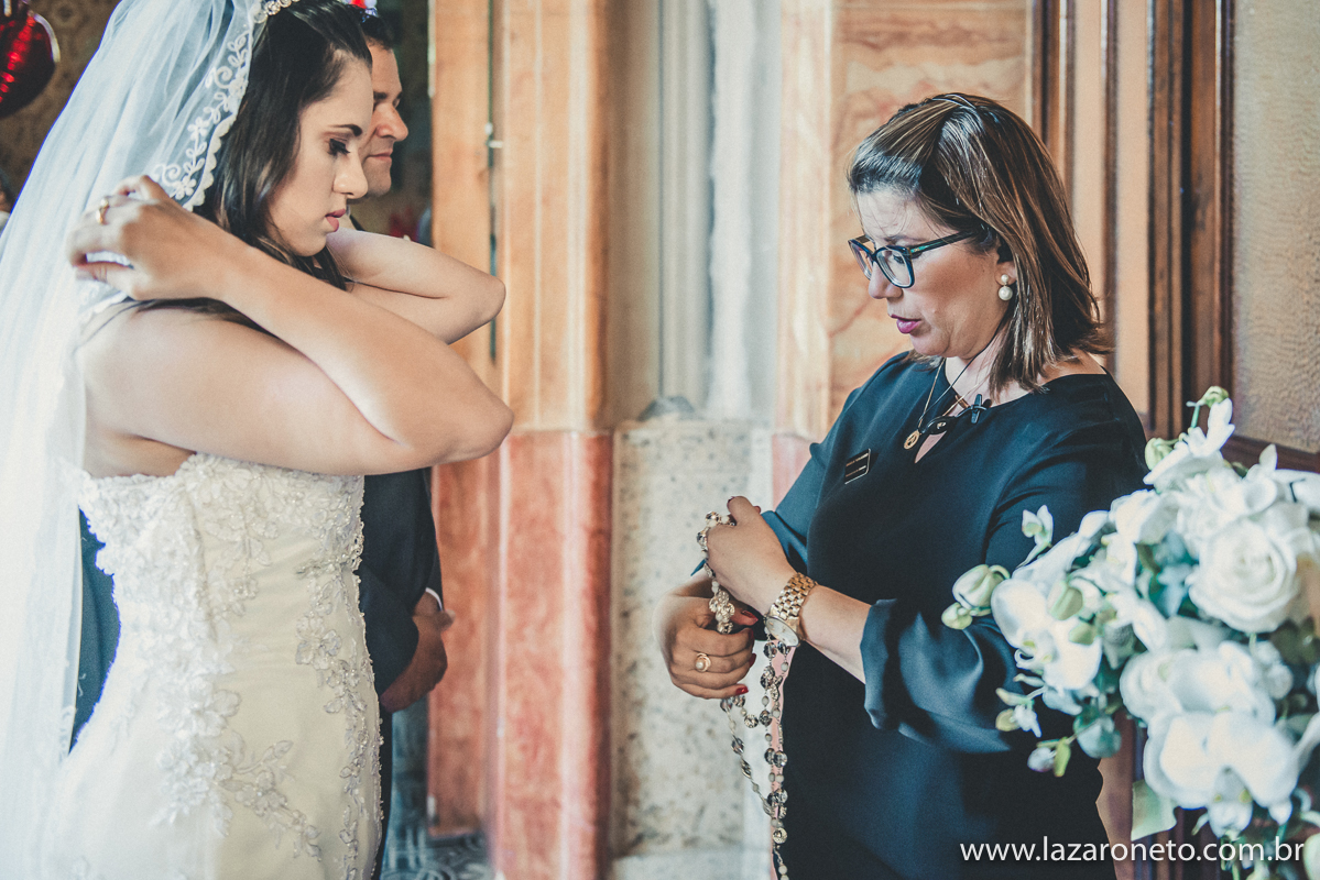 Preparação na entrada da Noiva Igreja Matriz Avaré