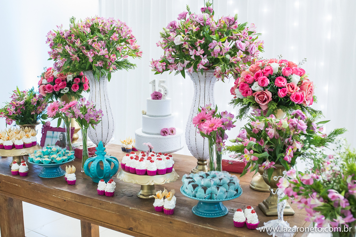 Mesa de bolo 15 anos Botucatu