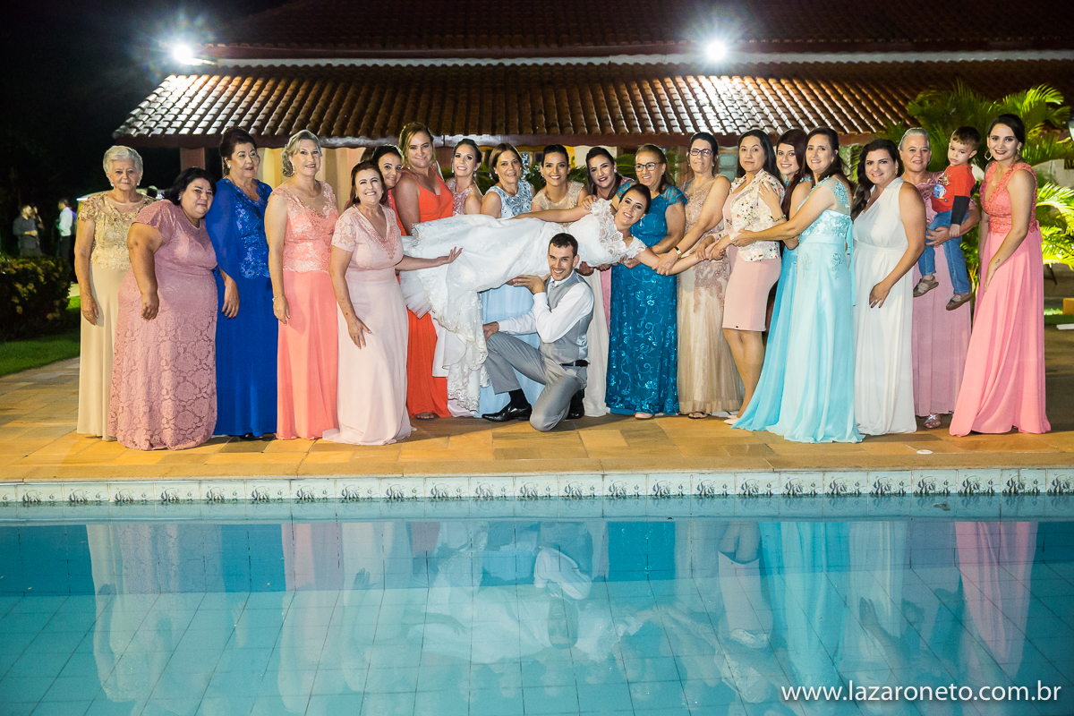 Foto com as madrinhas, Casamento na fazenda, festa rustica Botucatu