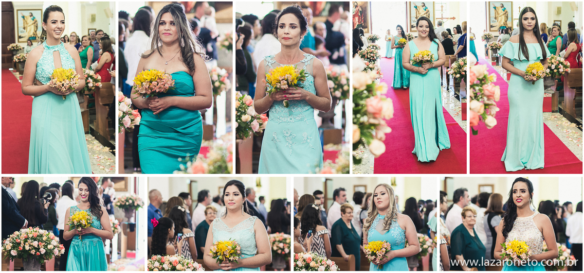 Fotografia de casamento Botucatu madrinhas com roupas lindas