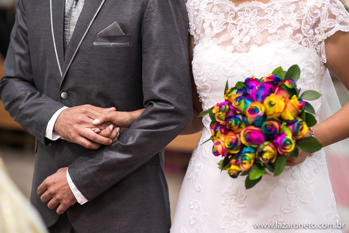 detalhe dos noivos em Casamento