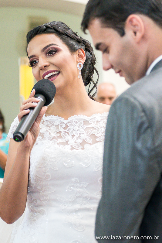 Noiva cantando em Casamento em Botucatu, Itatinga