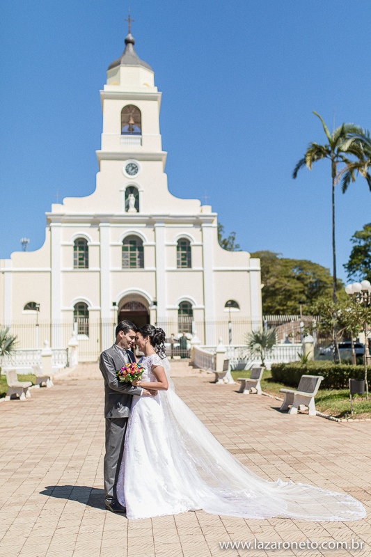 Ensaio dos noivos em Igreja Matriz, Botucatu, Itatinga