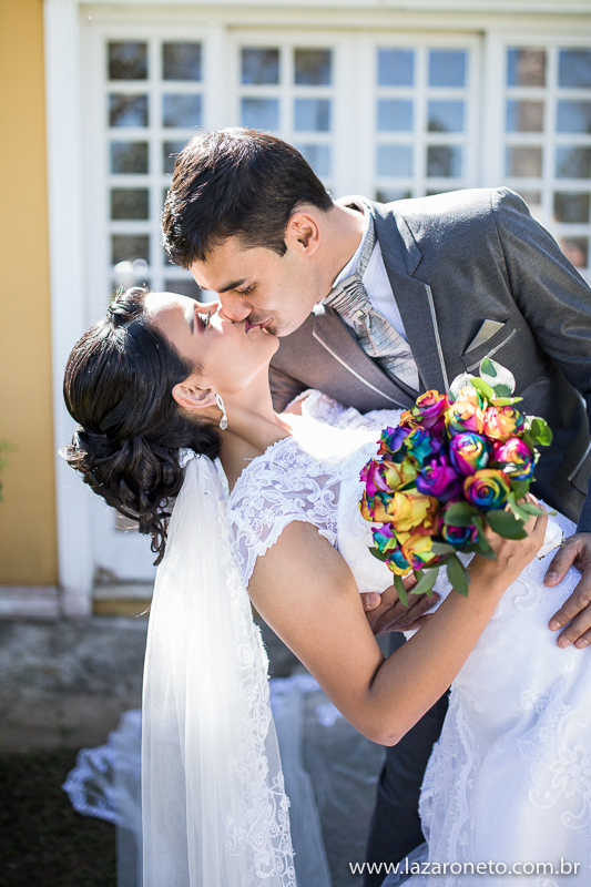ensaio lindo de fotos dos noivos na região de Botucatu