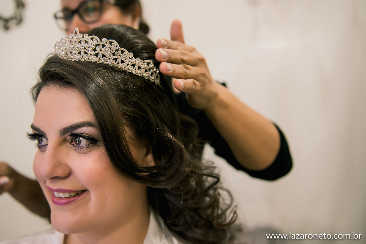 Penteado de noiva em Botucatu