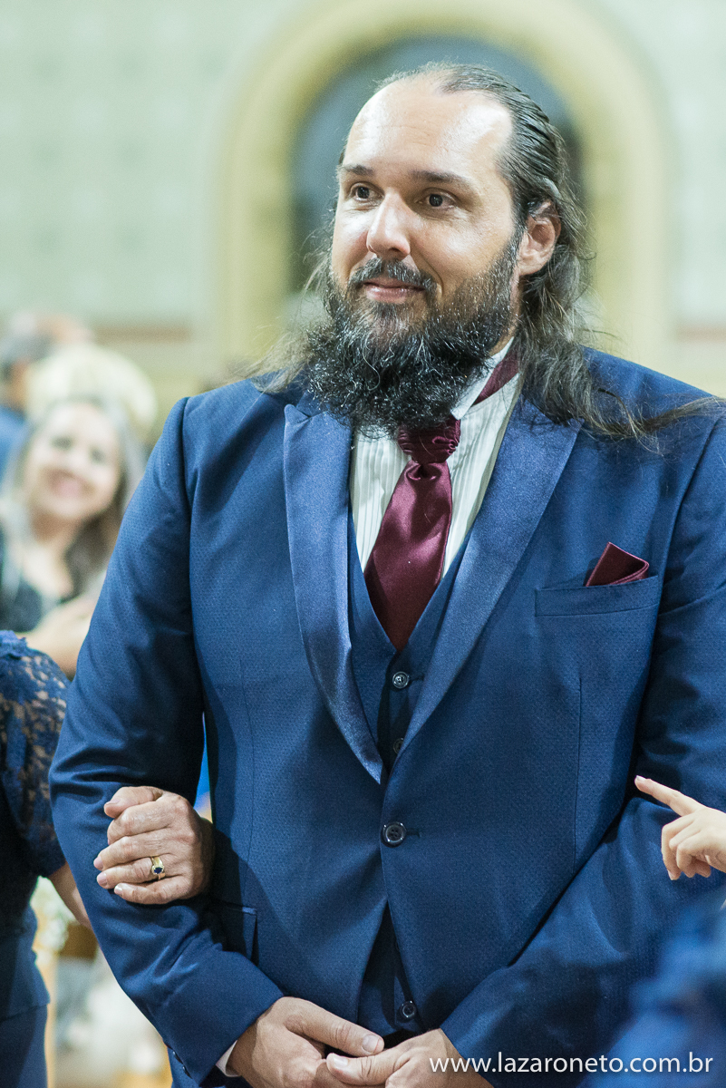 Noivo emocionado Igreja São João Batista Tatuapé-SP