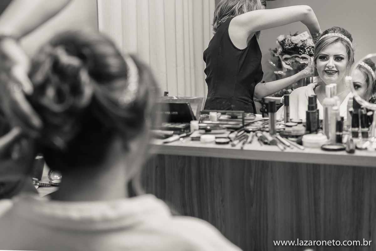 Penteado de noiva da cidade de Botucatu