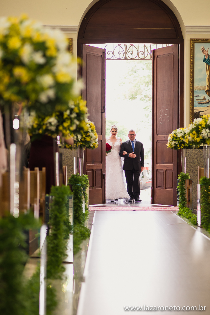 Noiva entrando na cidade de Avaré