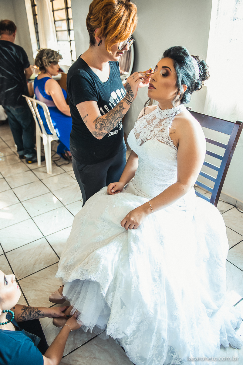 making of noiva em Paranapanema