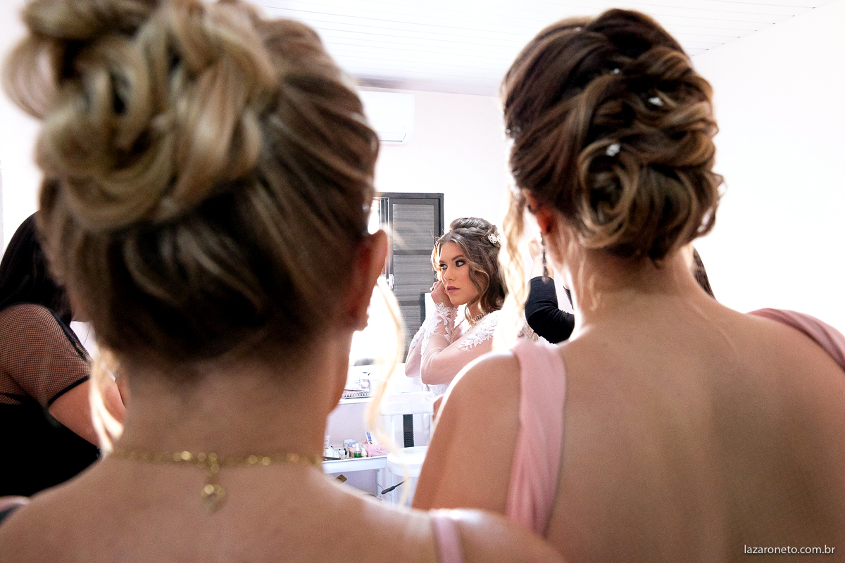 noiva e madrinhas foto em botucatu