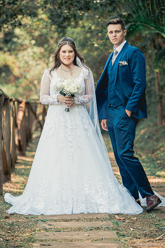 noivos posam para foto botucatu