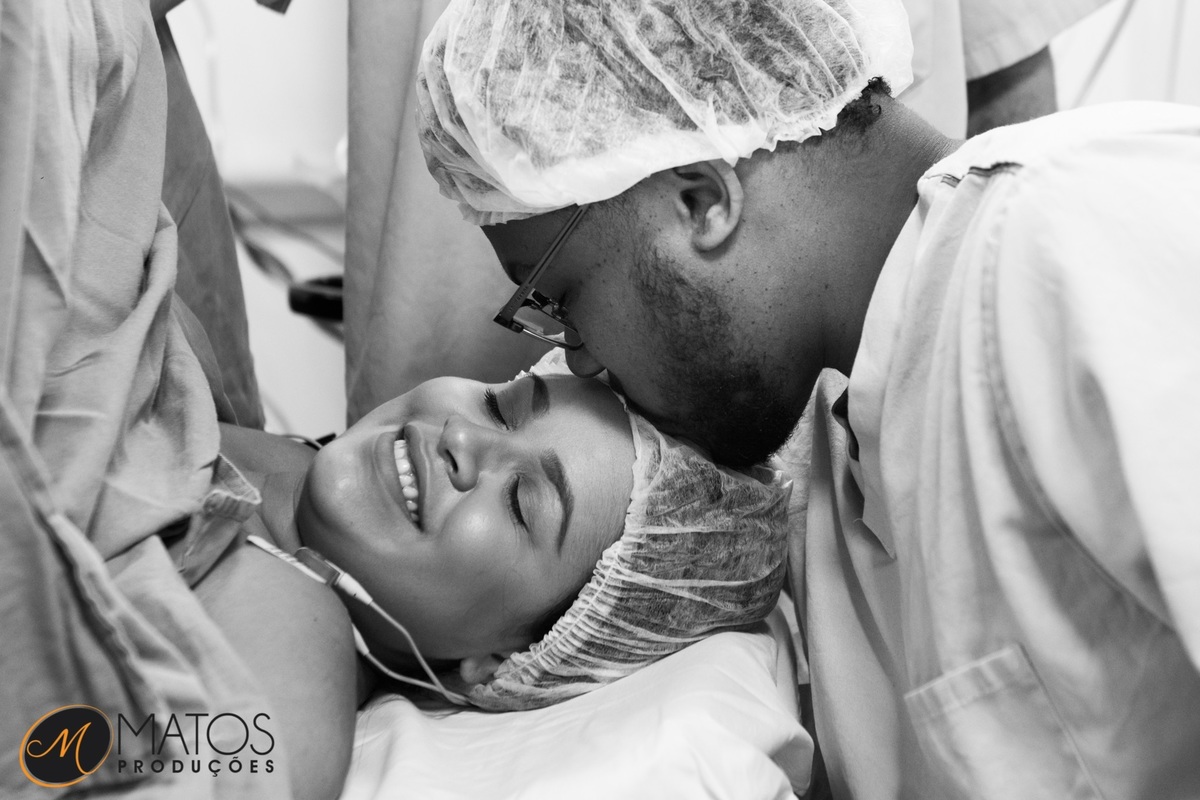 Fotografia Documental de Parto em Santos - Hospital Ana Costa