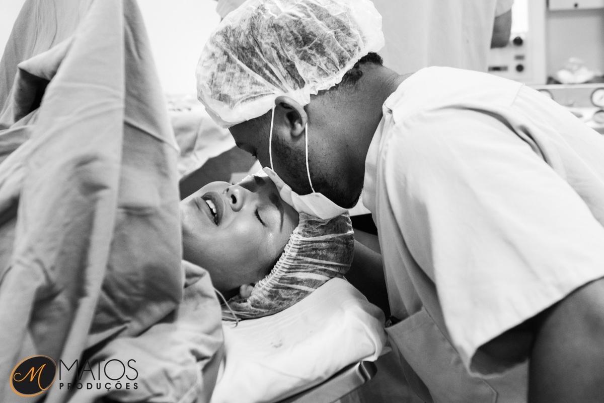 Fotografia Documental de Parto em Santos - Hospital Ana Costa