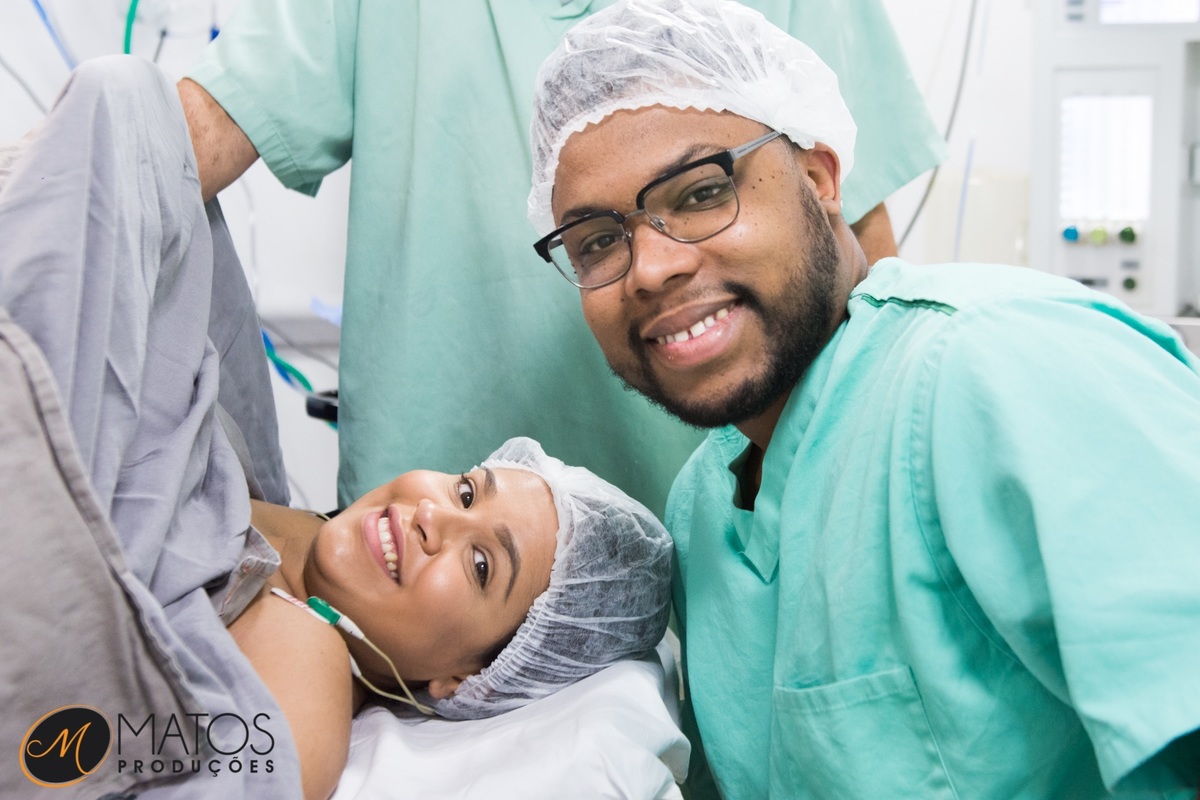 Fotografia Documental de Parto em Santos - Hospital Ana Costa