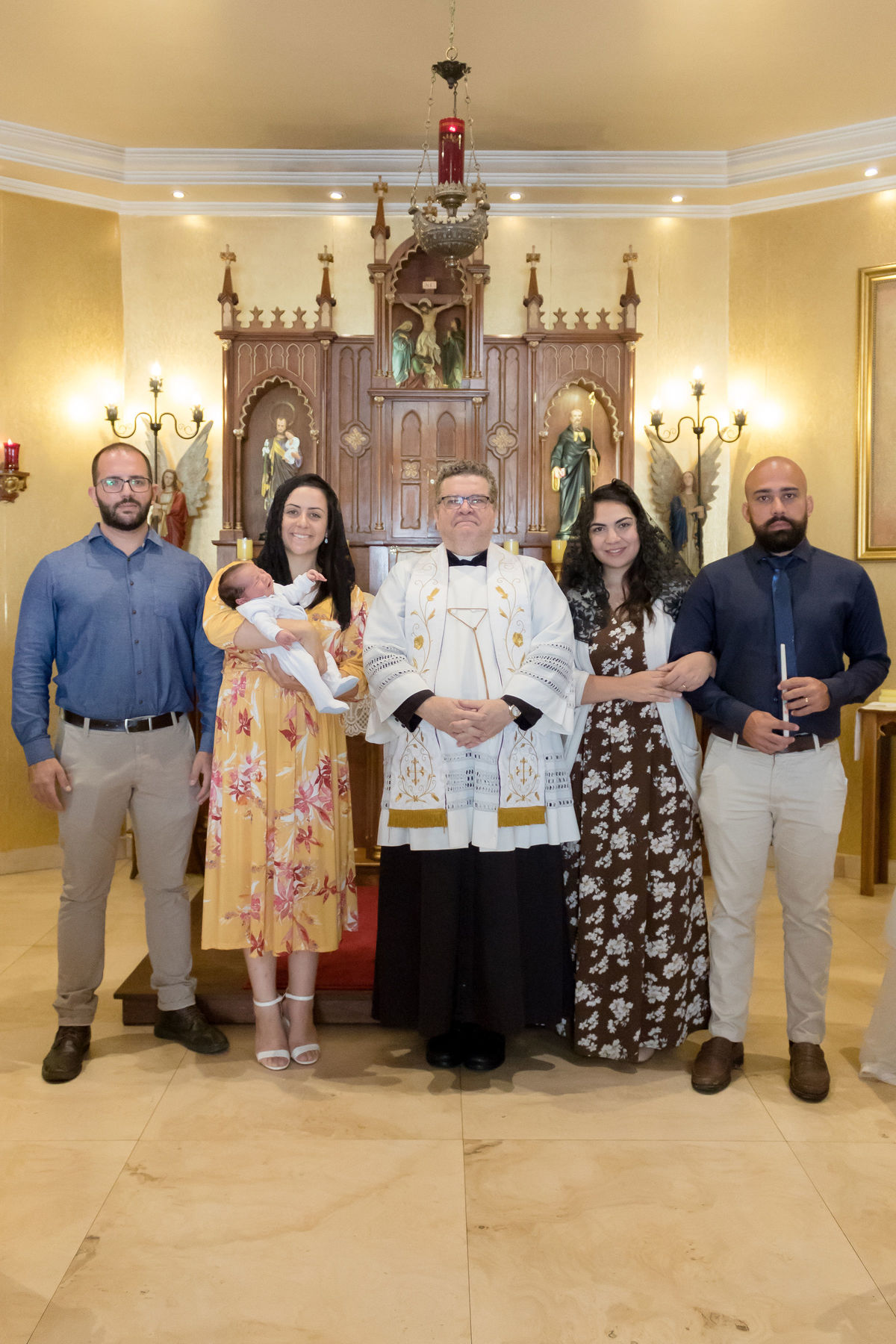 Paróquia Rainha Santa Isabel de Portugal - Autódromo de Interlados - São Paulo; Batismo; Padre Renato Leite