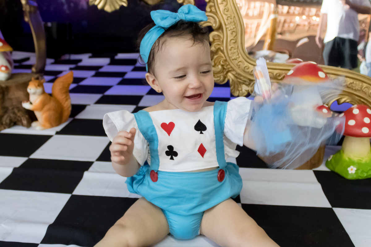 Festa infantil, Alice no País das Maravilhas, Decoração de festa, festa de 1 ano