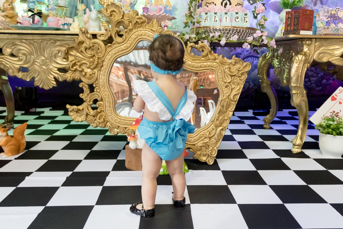 Festa infantil, Alice no País das Maravilhas, Decoração de festa, festa de 1 ano