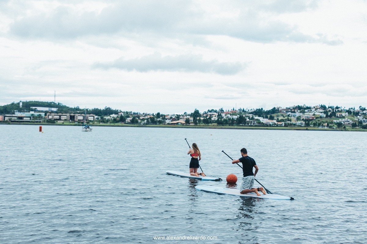 ensaio fotografico em stand up paddle