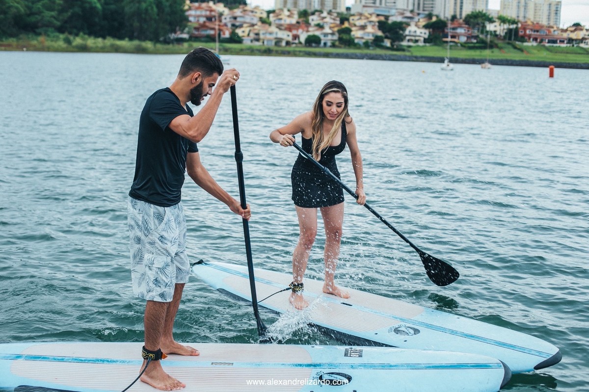 stand up paddle fotos casamento