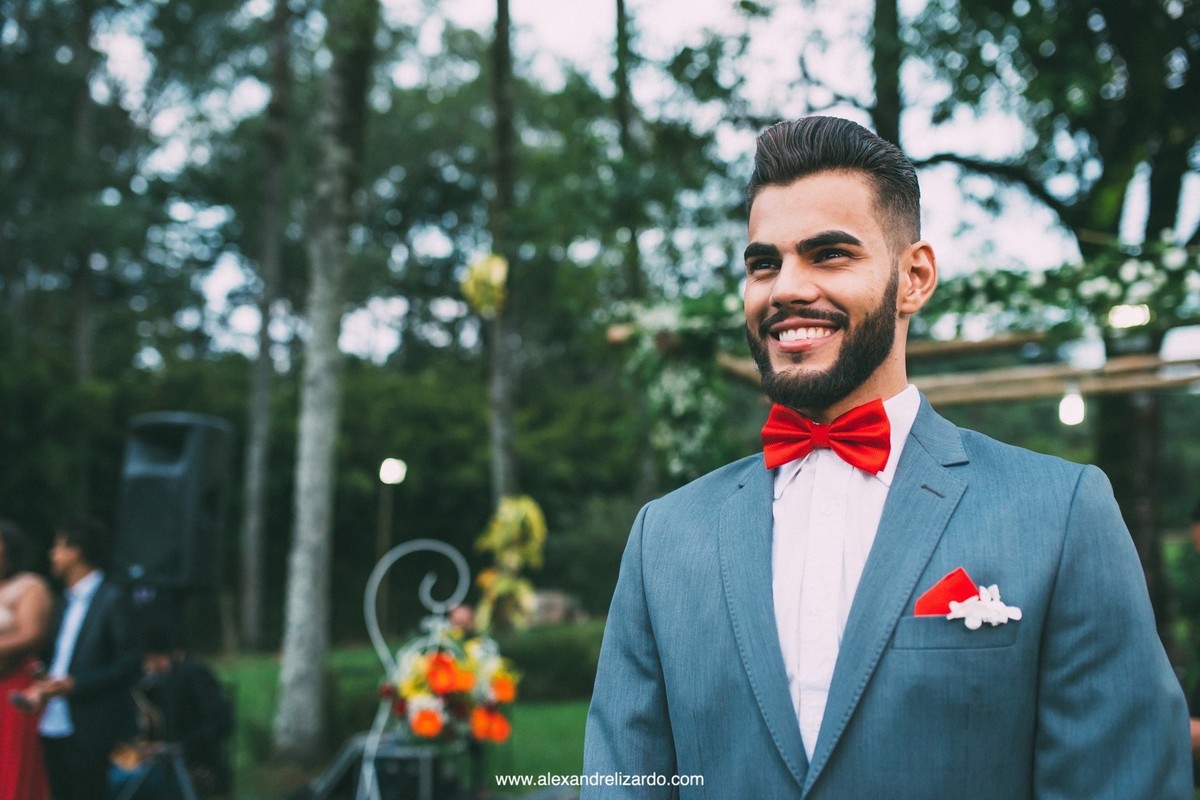 primeiro olhar do noivo