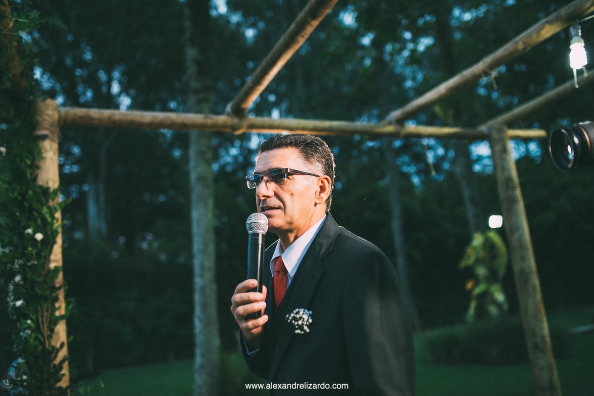 celebrante pai da noiva