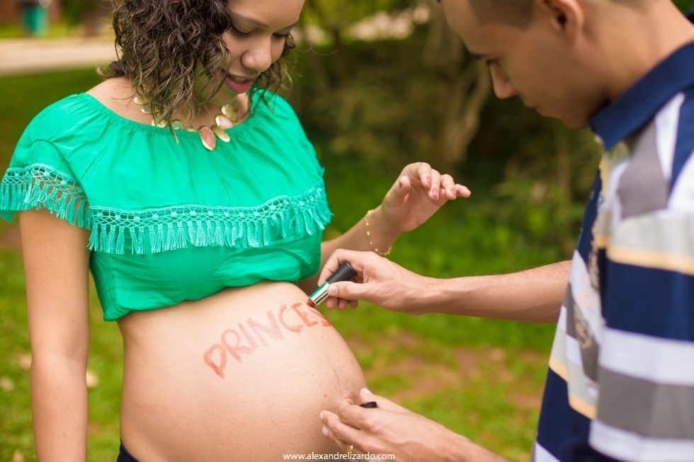 fotografia de gestante santa luzia