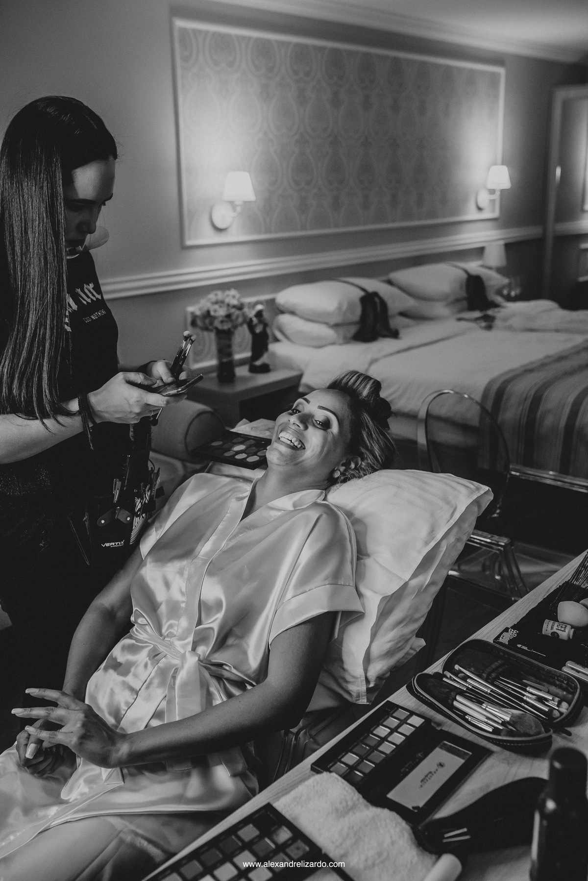 maquiagem making of noiva