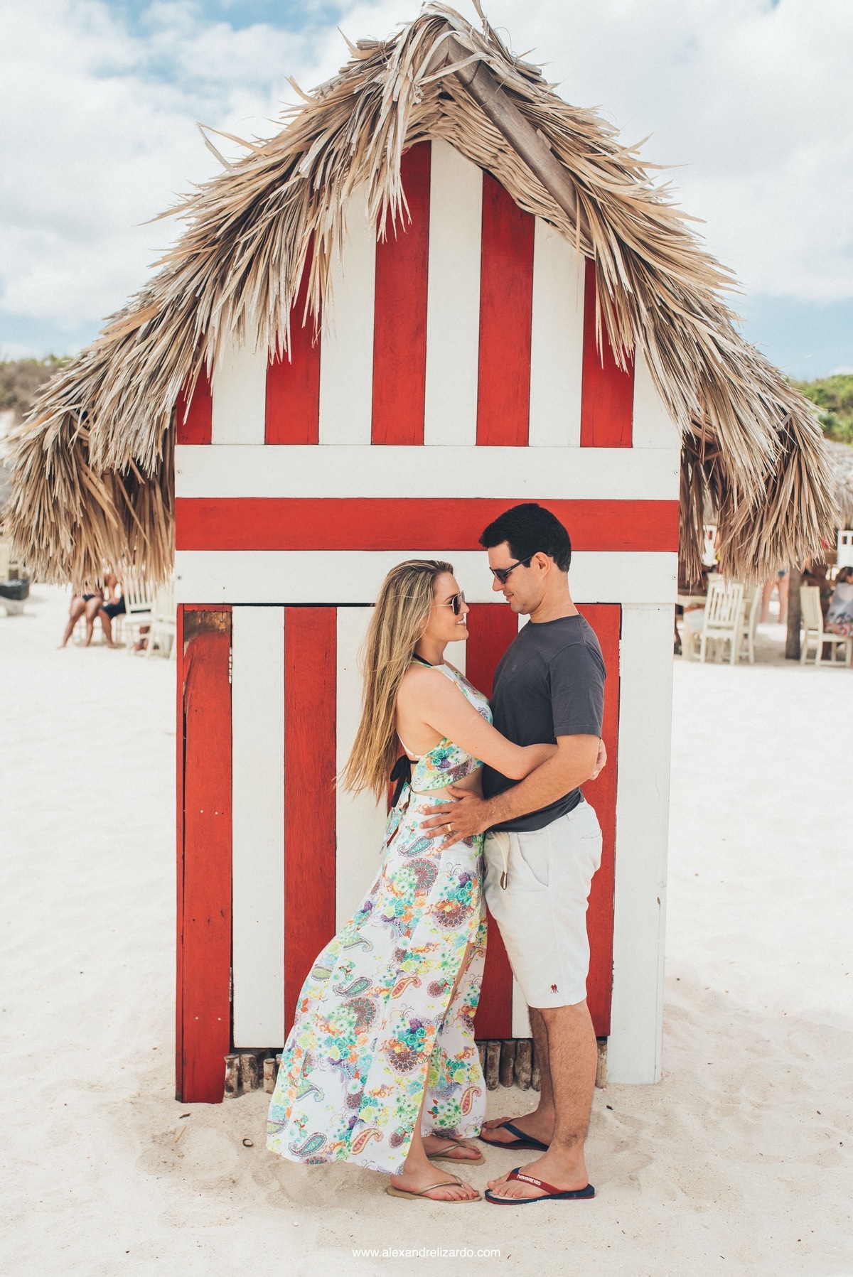 lagoa do paraíso em Jericoacora, ensaio lua de mel