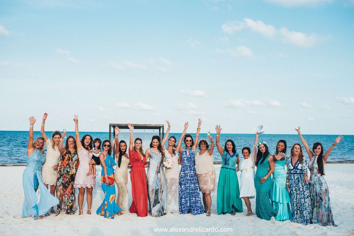 madrinhas casamento na praia
