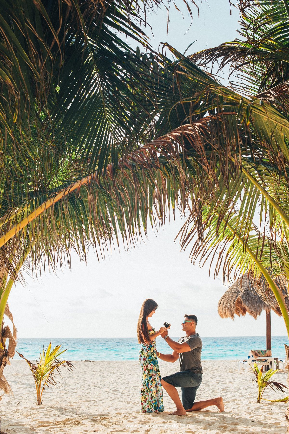 pedido de casamento em cancun