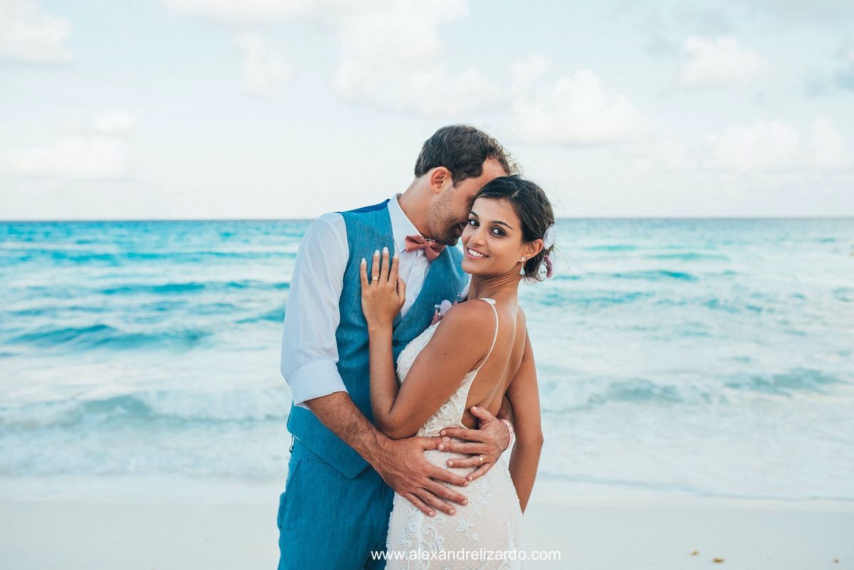 casando na praia