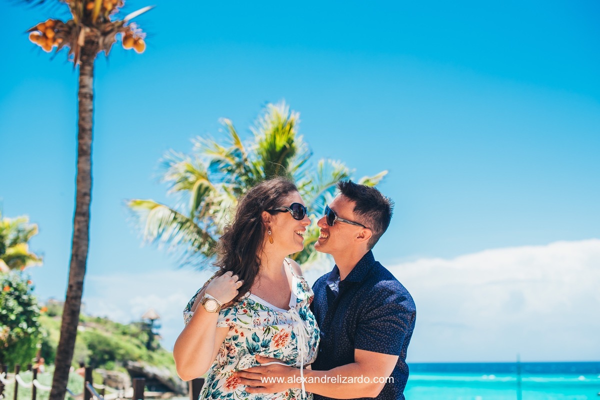 casal de sao paulo fazendo o pré casamento em cancún no méxico