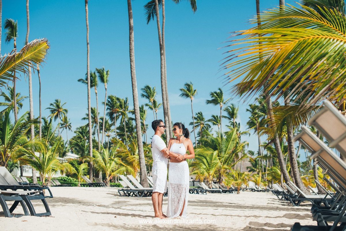 ensaio na praia de punta cana