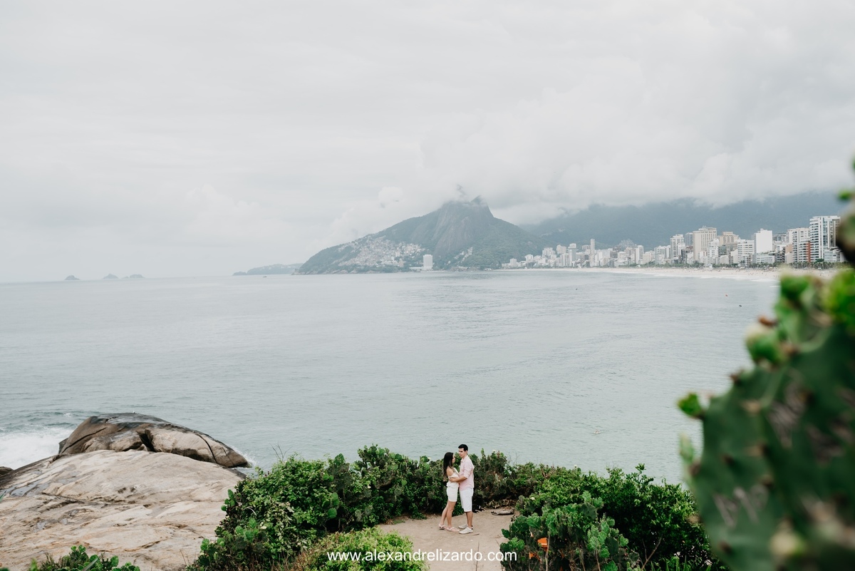 Rio ensaio de casal no Arpoador