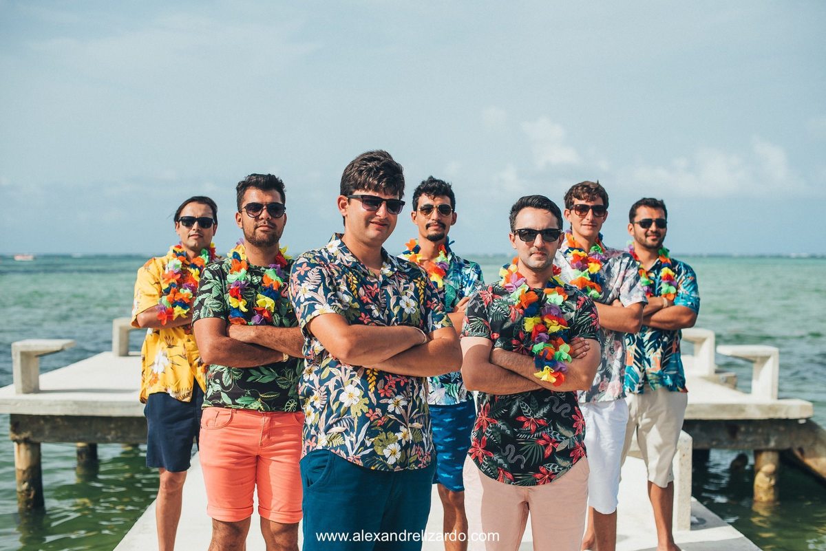 groom and godparents