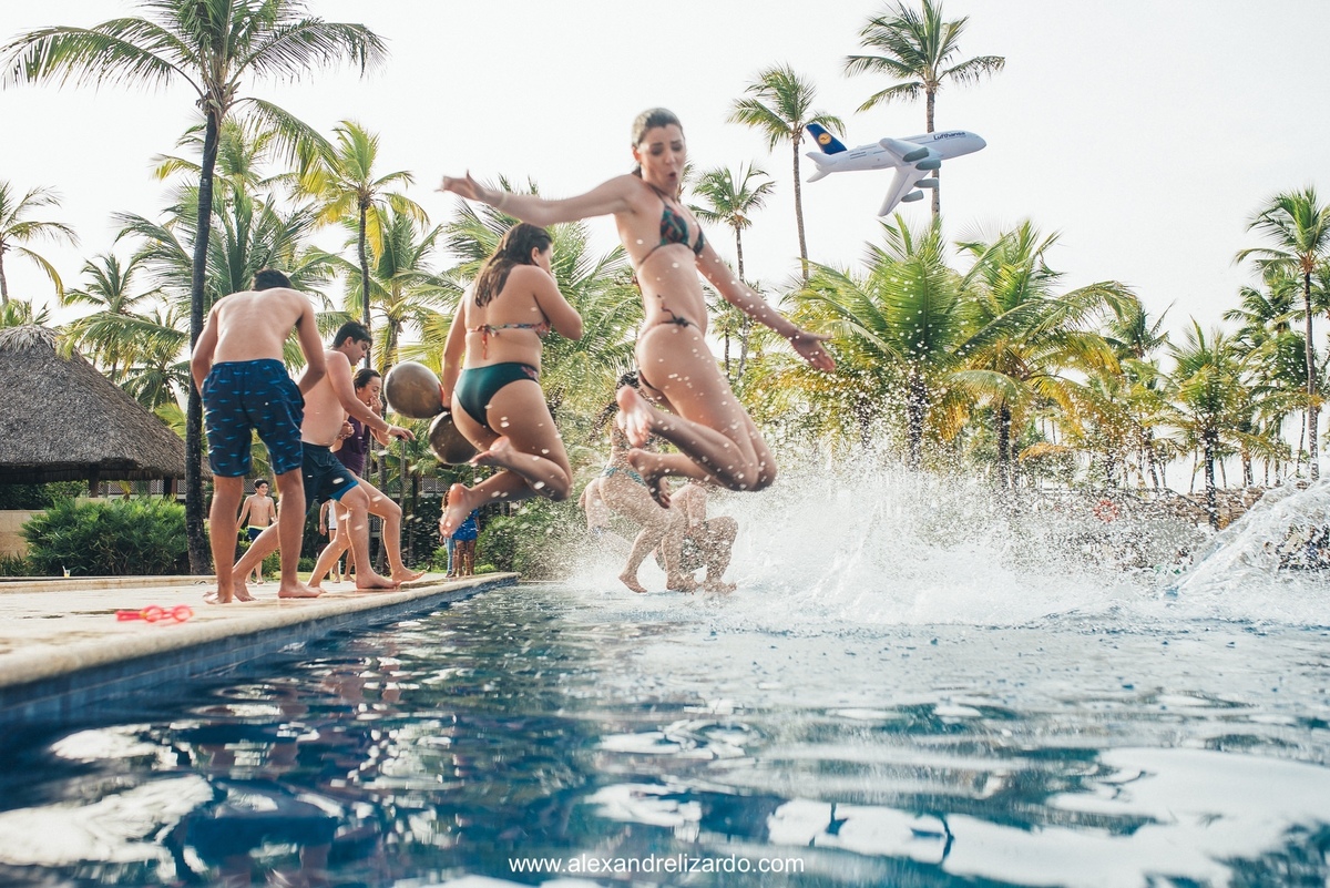 Festa na piscina, Barcelo Bavaro