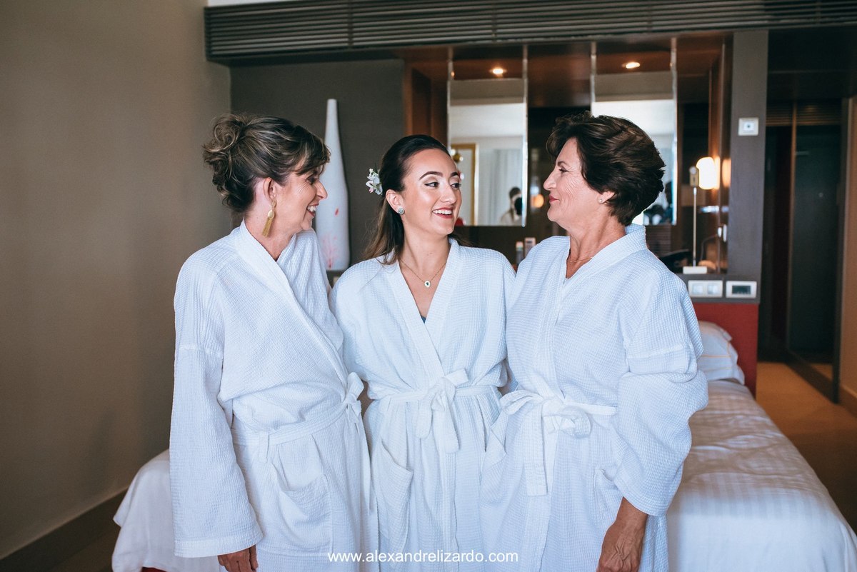 familia noiva no making of