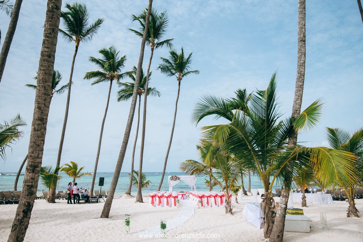 Decoração casamento na praia