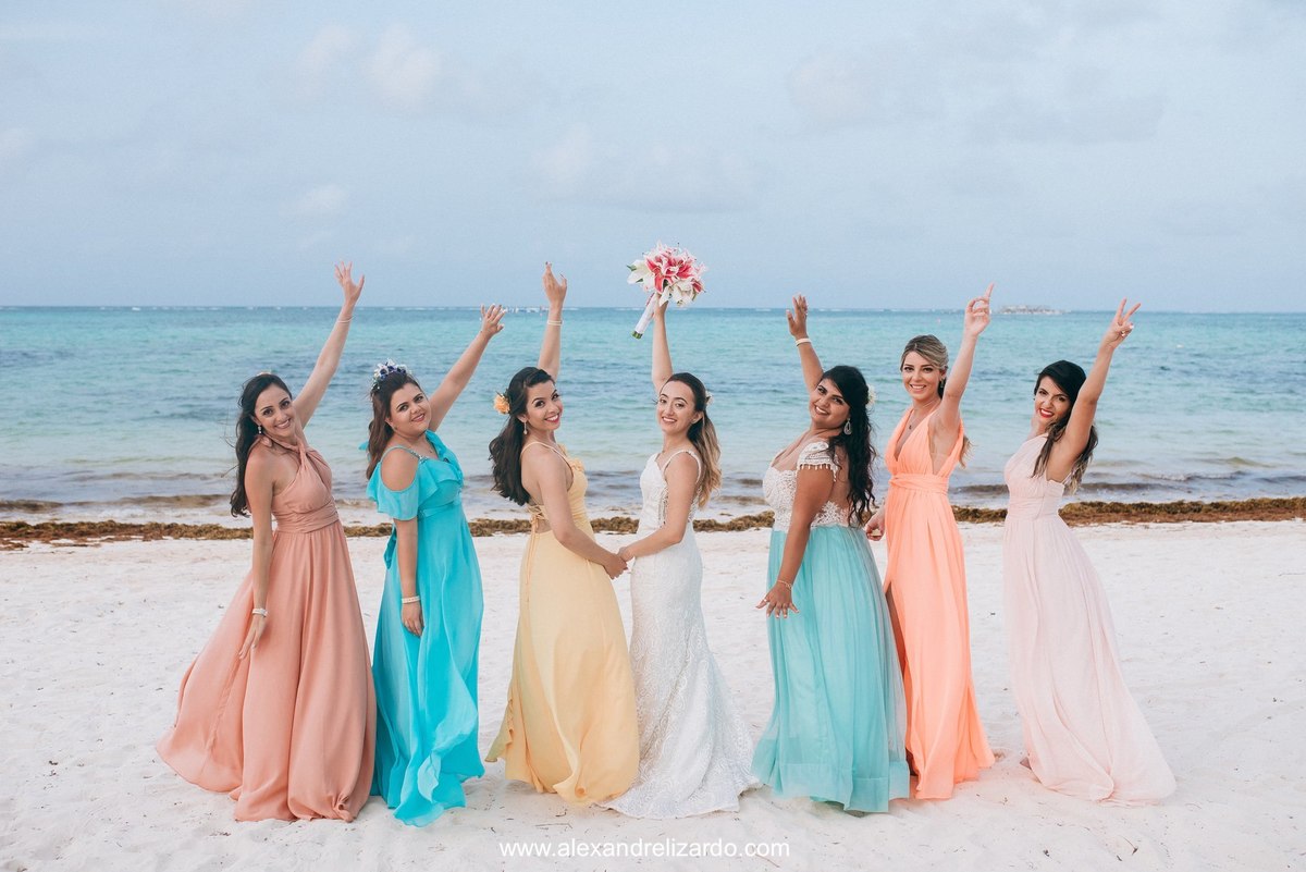 wedding beach caribe