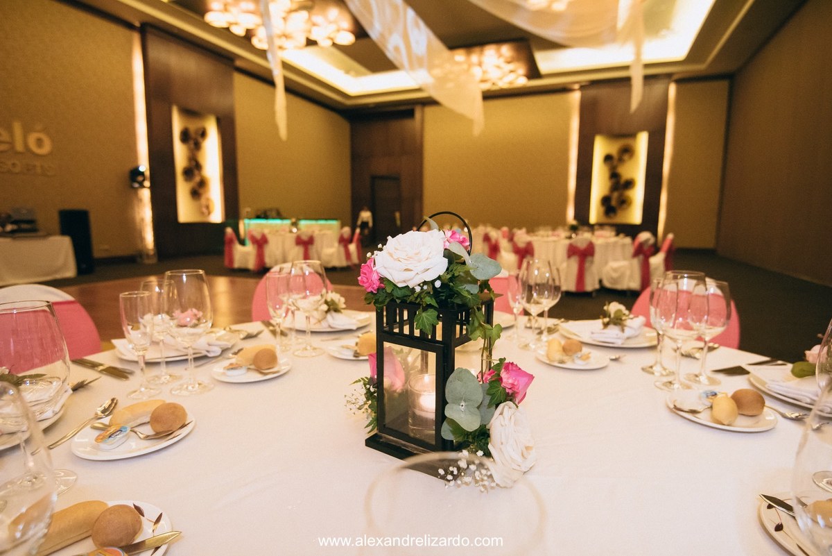 jantar recepção de casamento